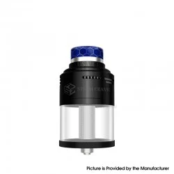 Authentic Steam Crave Aromamizer Plus V4 RDTA / RTA / RDA Atomizer - Black, 11 / 13ml, 30mm Diameter