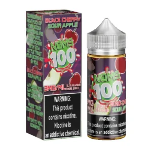 NOMS 100 Black Cherry Sour Apple 100ml Vape Juice