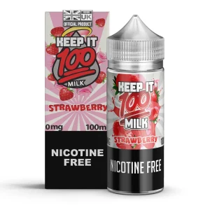 Keep It 100 Strawberry Milk 100ml Shortfill