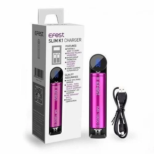 Efest Slim K1 Single Battery charger