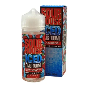 Sour House Sour Strawberry Iced 100ml Shortfill