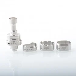 KILLAB Style RBA Bridge for SXK BB / Billet Box Mod Kit / Boro w/ 4 PCS Rings - Titanium, Air Pin 1.2 / 2.0 / 2.5 / 3.0 / 3.5mm