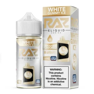 Pod Juice x RAZ White Gummy Ice Tobacco Free Nicotine E-Juice 100ml