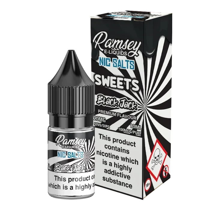 Ramsey E-Liquids Sweets Black Jack Nic Salt 10ml