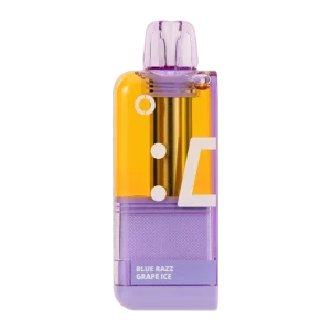 Blue Razz Grape Ice Off Stamp X-Cube Disposable Crystal