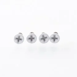 Authentic MK MODS Replacement Screws for Aspire Raga Aio Pod - White, (4 PCS)