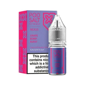 Pod Salt Nexus Grape Berry Burst 10ml Nic Salt