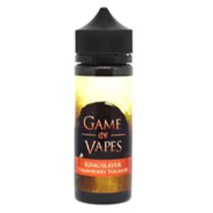 Game Of Vapes Kingslayer Strawberry Yoghurt 100ml Shortfill (Dated 07/2021)