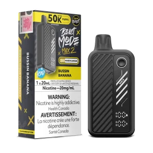 Bussin Banana Iced Flavour Beast Mode Max 2 – Disposable Vape