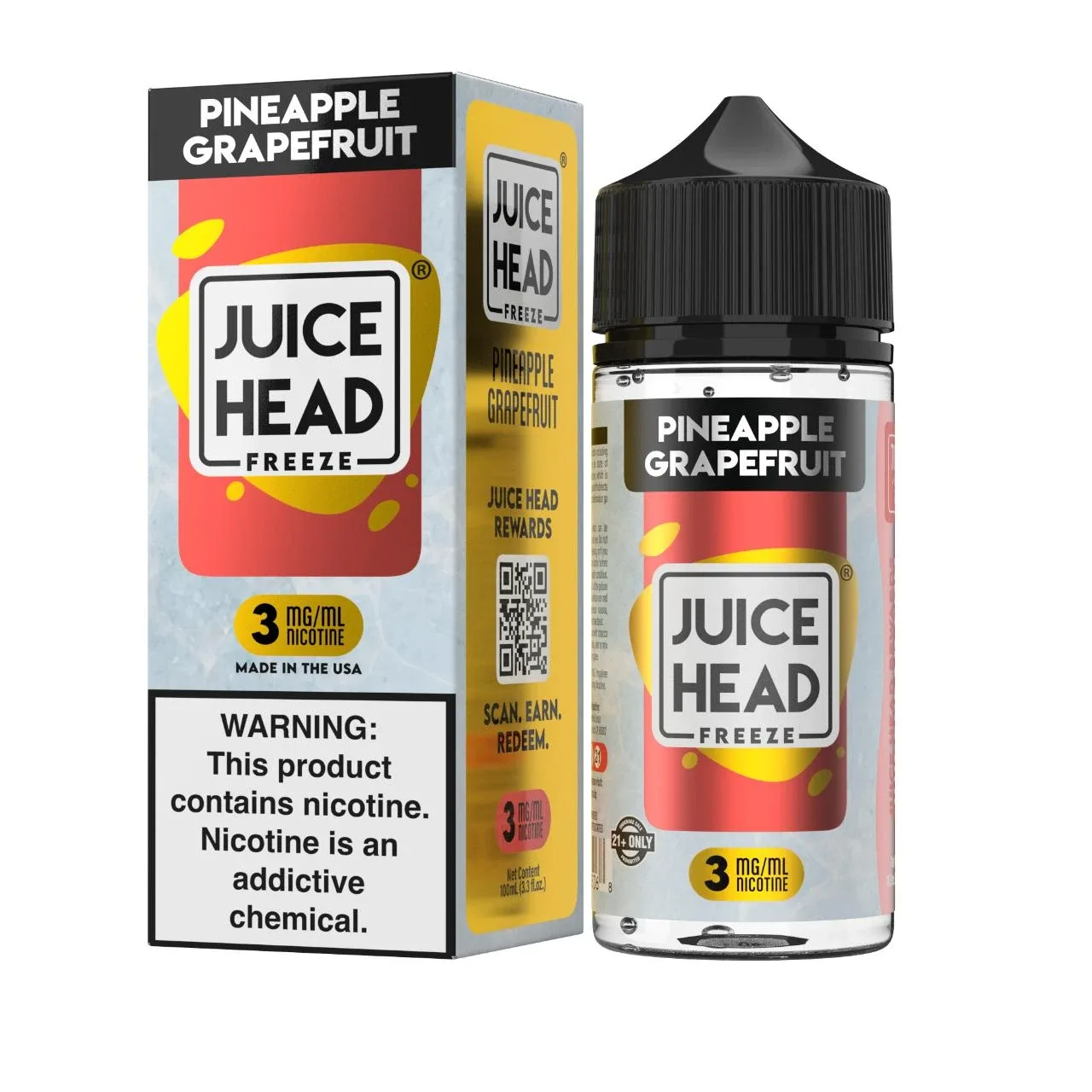 Juice Head Freeze Pineapple Grapefruit 100ml E-Juice