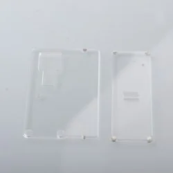 Authentic MK MODS Replacement Front + Back Cover Panel Plate for Cthulhu AIO V2 Mod Kit - Acrylic, POM (2 PCS)