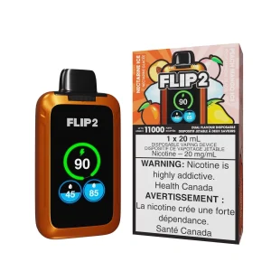 Nectarine Ice and Peach Mango Ice Flip 2 – Disposable Vape