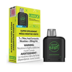 Super Spearmint Iced Level X – Flavour Beast Pods