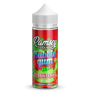 Ramsey E-Liquids Bubblegum Strawberry Kiwi 100ml Shortfill