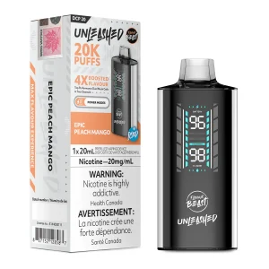 Epic Peach Mango Flavour Beast Unleashed DCP 20K – Disposable Vape