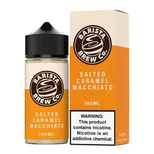 Barista Brew Salted Caramel Macchiato 100ml E-Juice - Image 2
