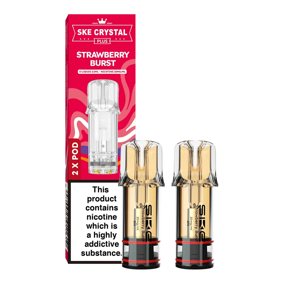 Strawberry Burst SKE Crystal Plus Pods