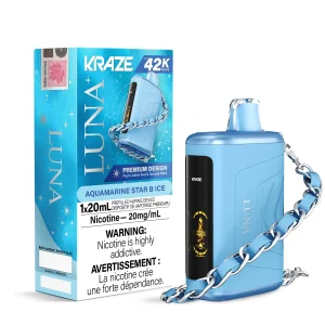Aquamarine Star B Ice Kraze Luna Disposable