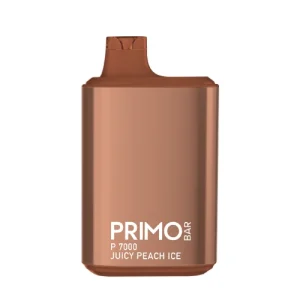 Juicy Peach Ice Disposable Vape (7000 Puffs) by Primo Bar P7000 - Ejuice Store