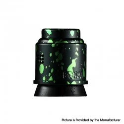 Authentic Thunder Cloud Bonza Pro RDA Rebuildable Dripping Atomizer - Aluminum Green LE, Single/Dual Coil, BF Pin, 25mm Diameter