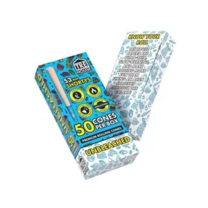 Tre House Premium Pre Roll Cones Shortys Unbleached (Pack of 50)
