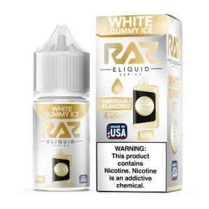 Pod Juice x RAZ Salt White Gummy Ice Tobacco Free Nicotine E-Juice 30ml