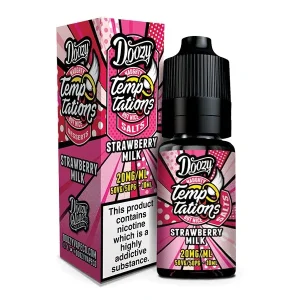 Doozy Temptations Strawberry Milk 10ml Nic Salt