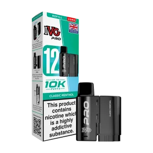 Classic Menthol IVG Pro 12 Refill Pack