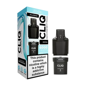 Menthol Avomi Cliq 6000 Refill Pack