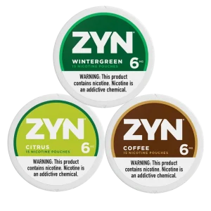 Zyn Nicotine Pouches (15 Count per Can) 5 Pack 3mg or 6mg