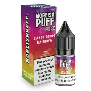 Moreish Puff Candy Drops Rainbow 10ml Nic Salt