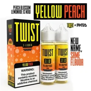 Yellow Peach by Lemon Twist 120mL
