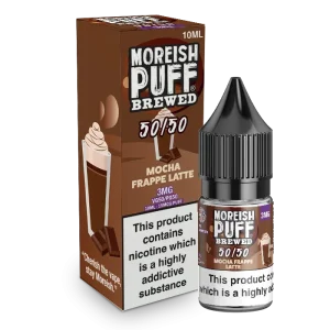 Moreish Puff Brewed 50/50: Mocha Frappe Latte 10ml E-Liquid