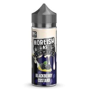 Moreish as Flawless Blackberry Custard 100ml Shortfill