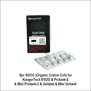 Kanger SOCC Replacement Coils (5 pack)