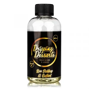 Dripping Desserts Rice Pudding & Custard 200ml Shortfill