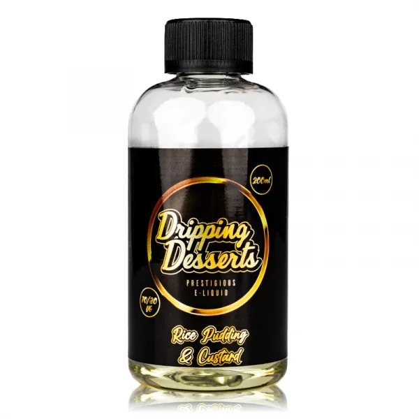 Dripping Desserts Rice Pudding & Custard 200ml Shortfill