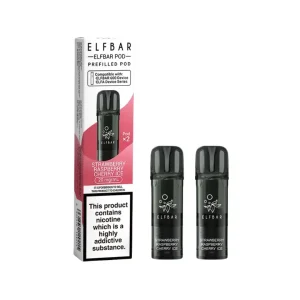 Elf Bar 600 Strawberry Raspberry Cherry Ice Prefilled Pods