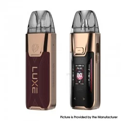 [Ships from Bonded Warehouse] Authentic Vaporesso LUXE XR Max 2 80W Pod Mod Kit - Imperial Red Leather, 3200mAh, 5ml, 0.2/0.8ohm