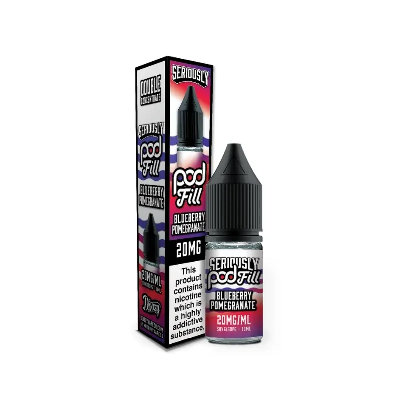 Doozy Seriously Pod Fill Blueberry Pomegranate 10ml Nic Salt