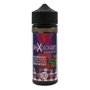 The Mixologist Desserts Raspberry Black Cherry Milk Chocolate Brownie 100ml Shortfill (Out of Date)
