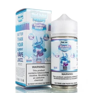 Blue Razz Slushy Freeze by Pod Juice - 100ml