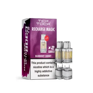 Tick Tock Magic 8000 Blueberry Cherry Refill Pods