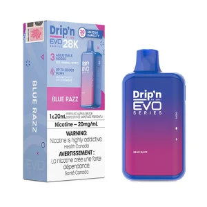 Blue Razz Drip’n by Envi EVO Series 28K – Disposable Vape