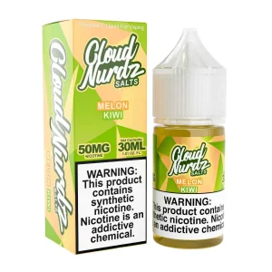 Cloud Nurdz Salts Kiwi Melon Synthetic Nicotine 30ml E-Juice