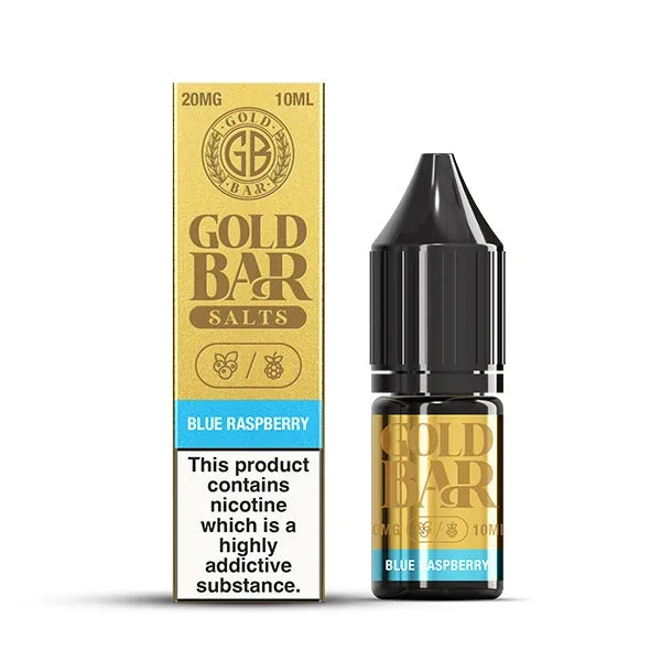 Gold Bar Blue Raspberry 10ml Nic Salt - Image 2