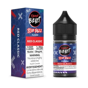 Blue Razz Fuzion Red Classic Iced SALT – Flavour Beast Fuzion Salt E-Liquid