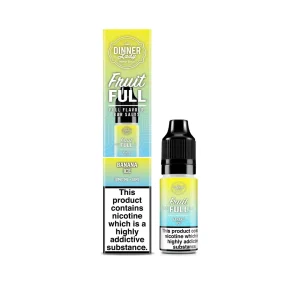 Dinner Lady Fruit Full Banana Ice 10ml Nic Salt