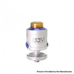 Authentic DEJAVU RDTA V2 Rebuildable Dripping Tank Atomizer - Sirocco Grey, 5.2ml, 26mm Diameter