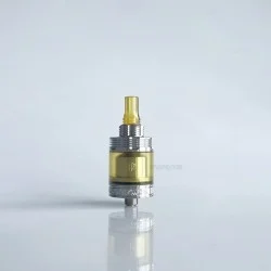 RekaVape Four One Five 415V2 415 V2 Style Short MTL RTA Atomizer - Silver, 316SS + PEI, 22mm, Diameter